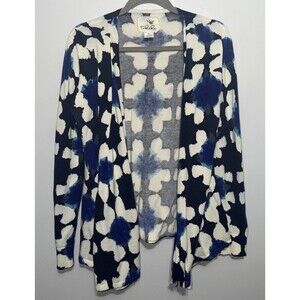 Anthropologie Tabitha Open Front Cardigan Sweater Medium Boho Cotton